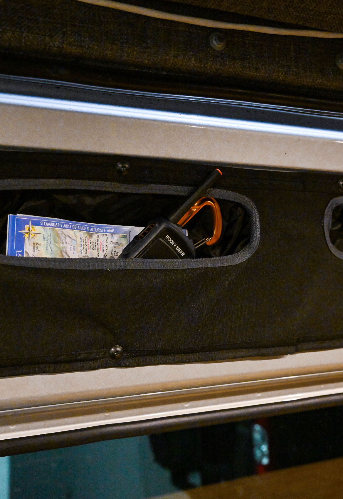 Mercedes Sprinter Upper Sliding Door Storage Panel VanEssential