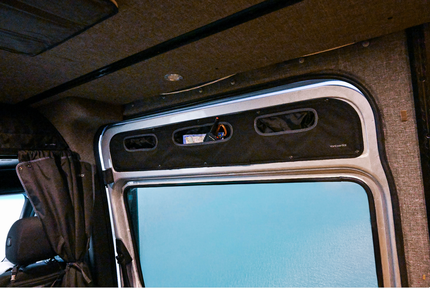 Mercedes Sprinter Upper Sliding Door Storage Panel VanEssential