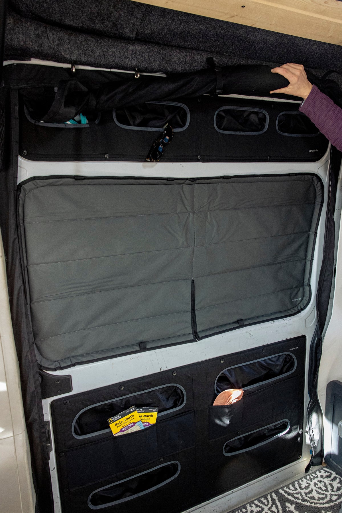 Ram Promaster Upper Sliding Door Storage Panel VanEssential