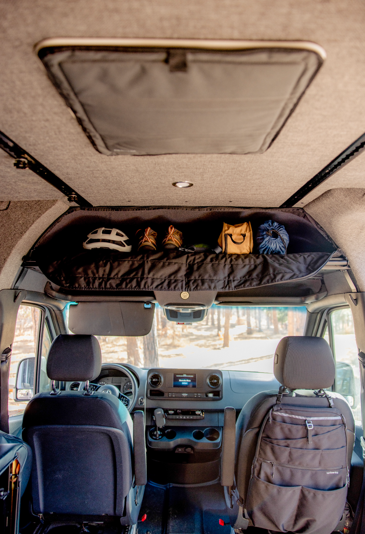 Mercedes Sprinter Headliner Shelf Cover VanEssential