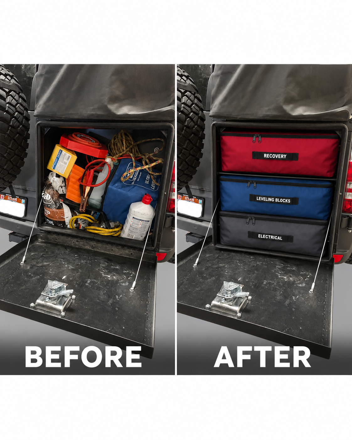 Van Gear Box Storage Bag (set of 3) Overland Gear Guy