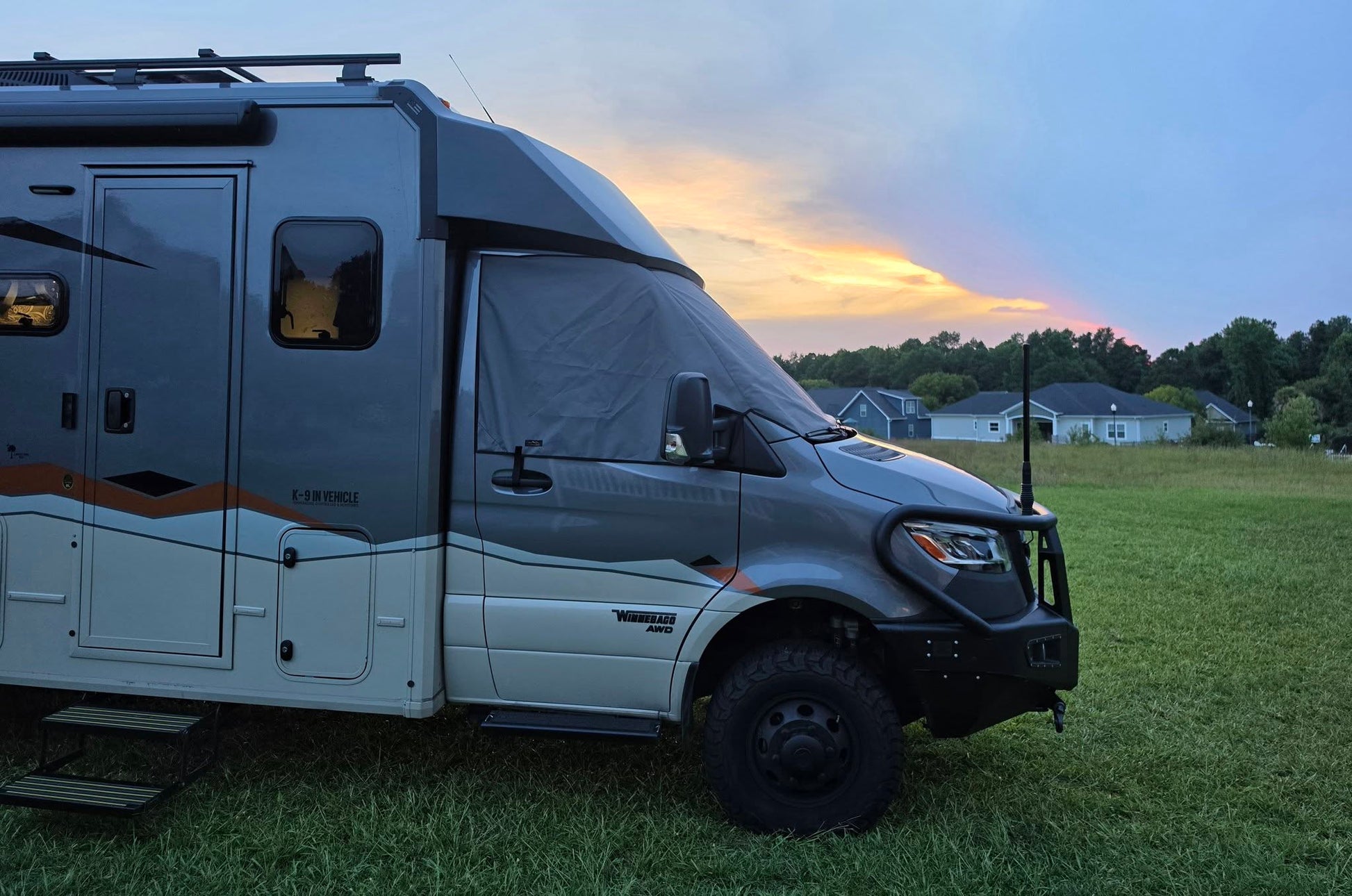 Van Outer Windshield Cover - Revel - Storyteller - Jayco - EKKO Overland Gear Guy