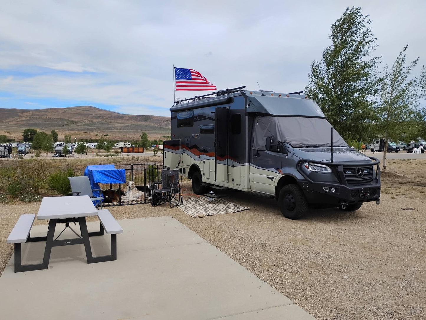 Van Outer Windshield Cover - Revel - Storyteller - Jayco - EKKO Overland Gear Guy