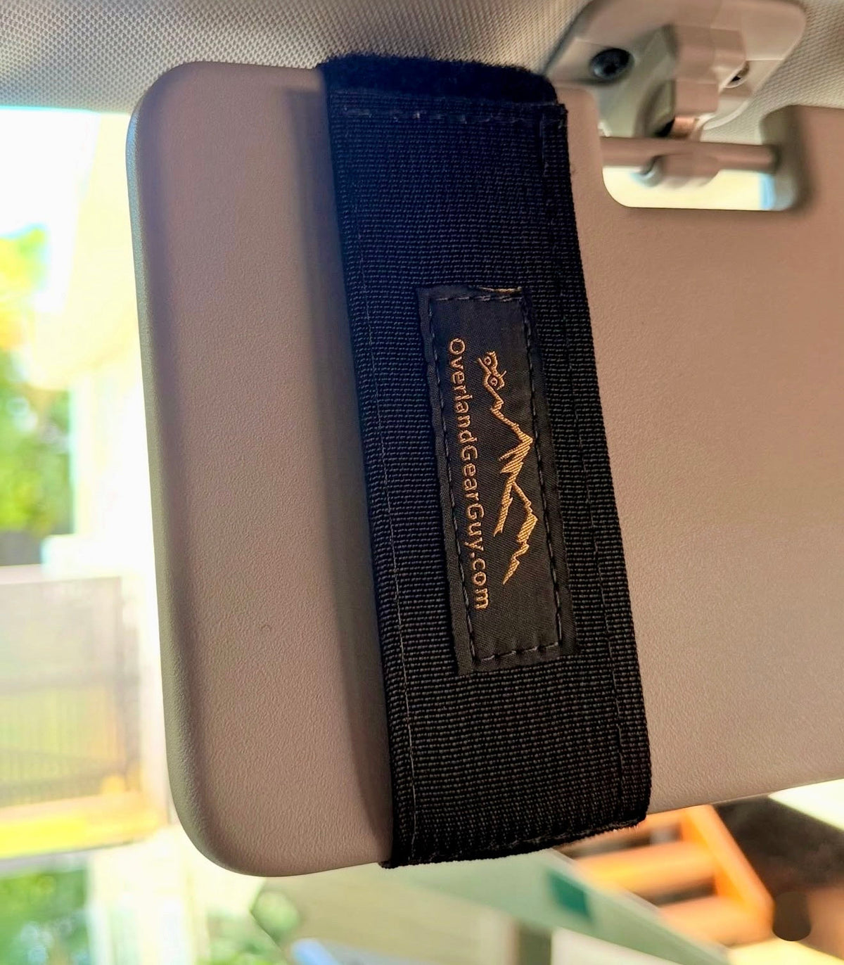 Sun Visor Radio Pouch OPEN STYLE Overland Gear Guy