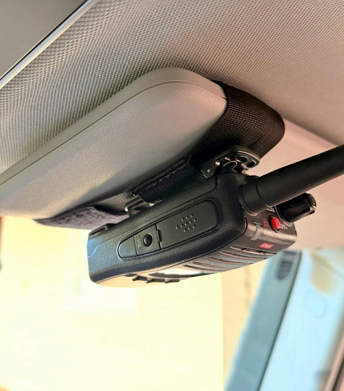 Sun Visor Radio Pouch OPEN STYLE Overland Gear Guy