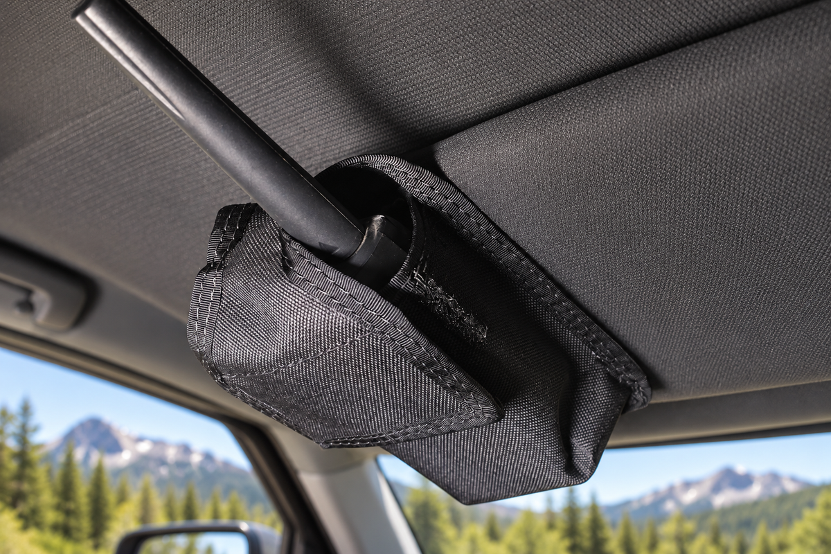 Sun Visor Radio Pouch Overland Gear Guy