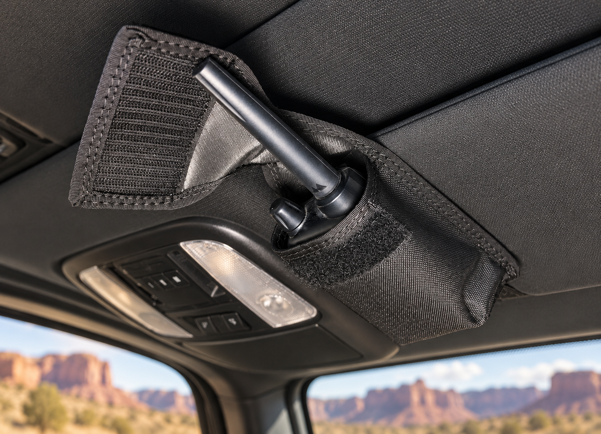 Sun Visor Radio Pouch Overland Gear Guy