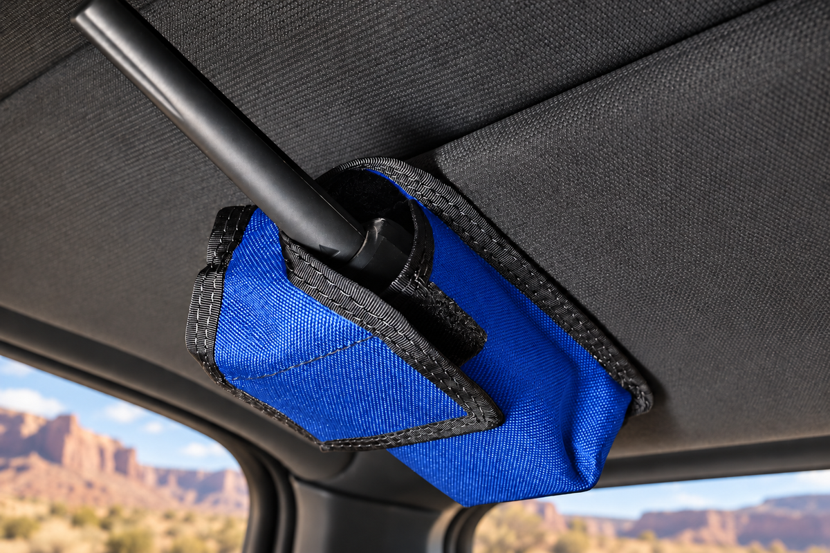 Sun Visor Radio Pouch Overland Gear Guy