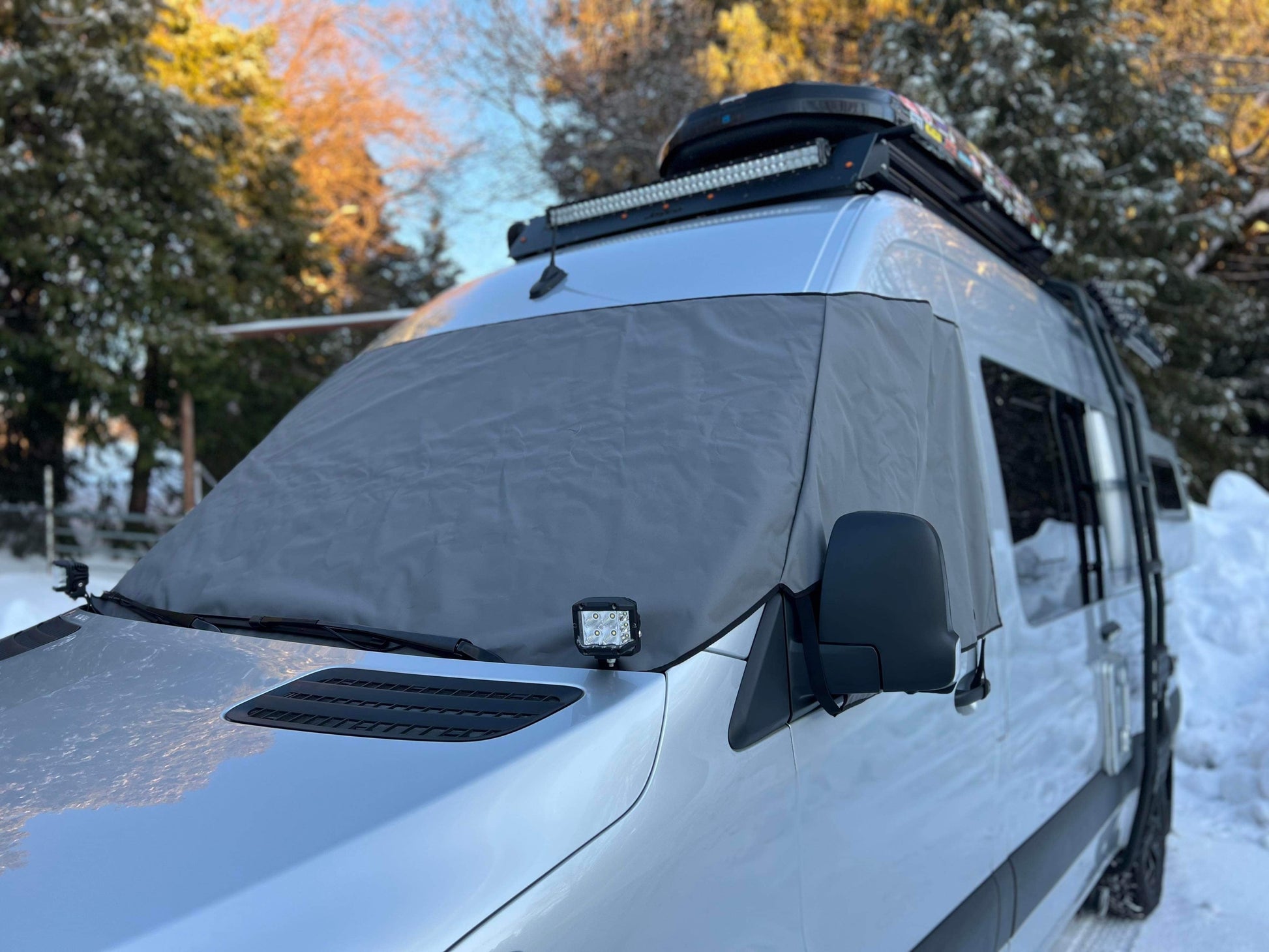 Van Outer Windshield Cover - Revel - Storyteller - Jayco - EKKO Overland Gear Guy