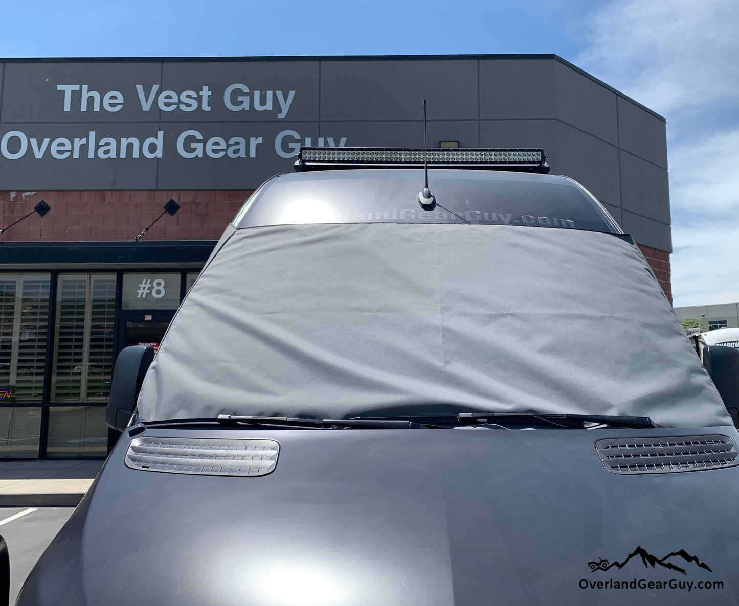 Van Outer Windshield Cover - Revel - Storyteller - Jayco - EKKO Overland Gear Guy