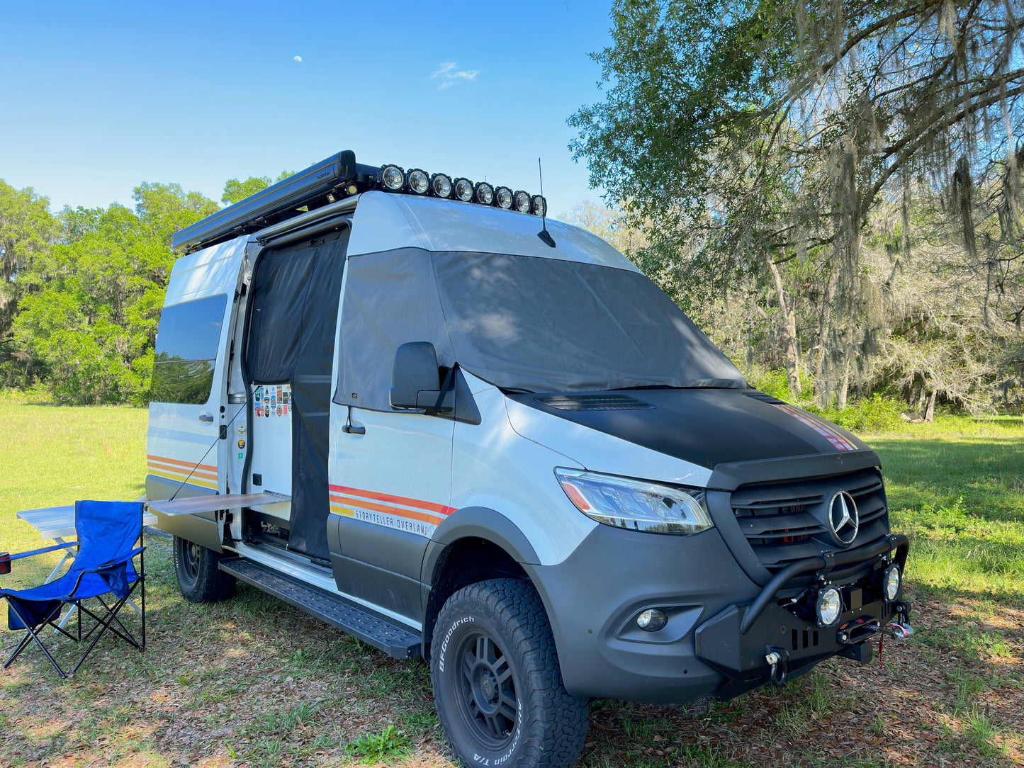Van Outer Windshield Cover - Revel - Storyteller - Jayco - EKKO Overland Gear Guy