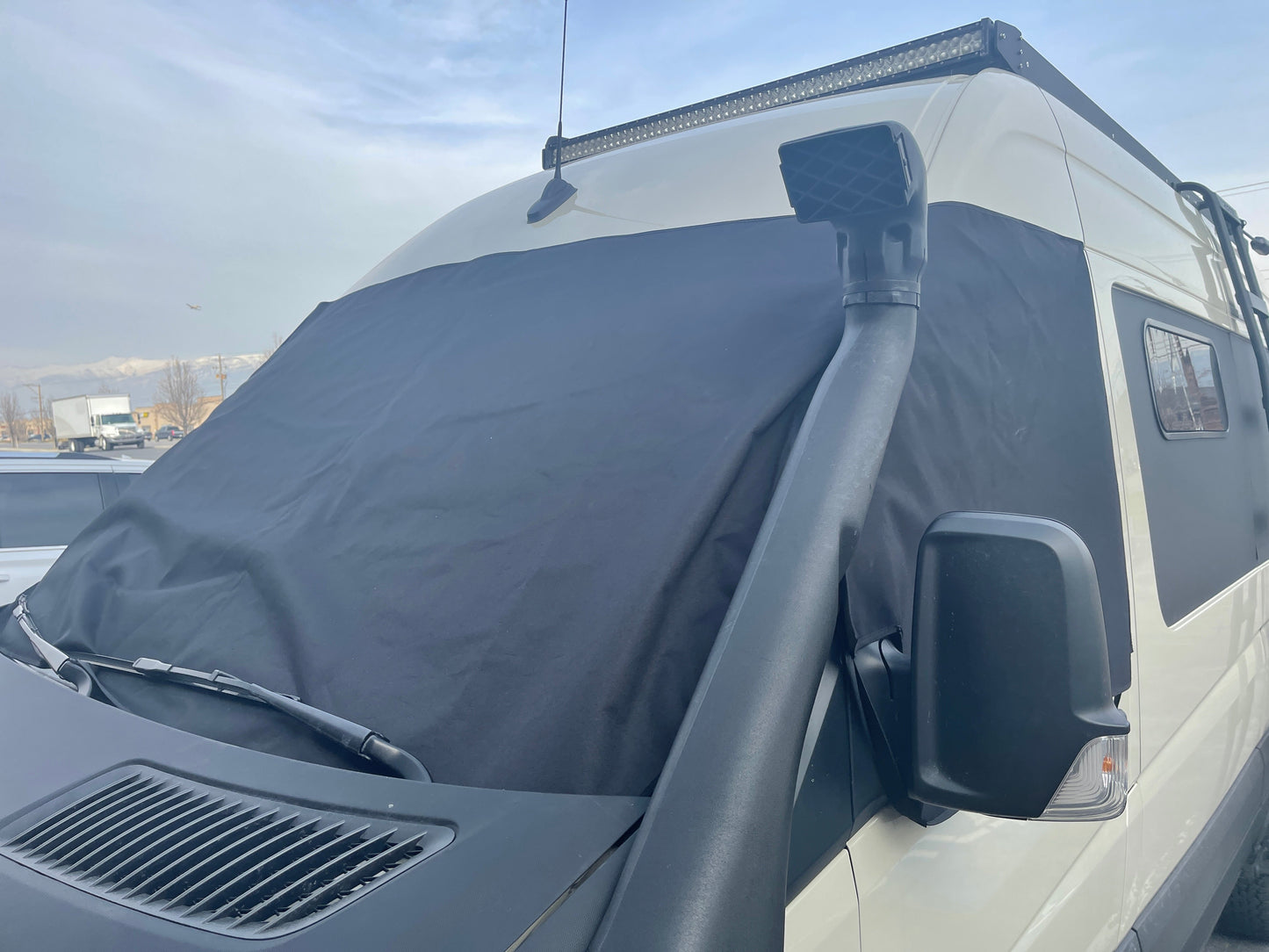 Van Outer Windshield Cover - Revel - Storyteller - Jayco - EKKO Overland Gear Guy