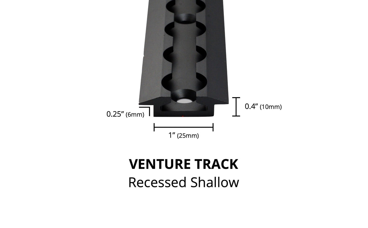 Recessed Shallow Venture L-Track (2 Pack) VanEssential