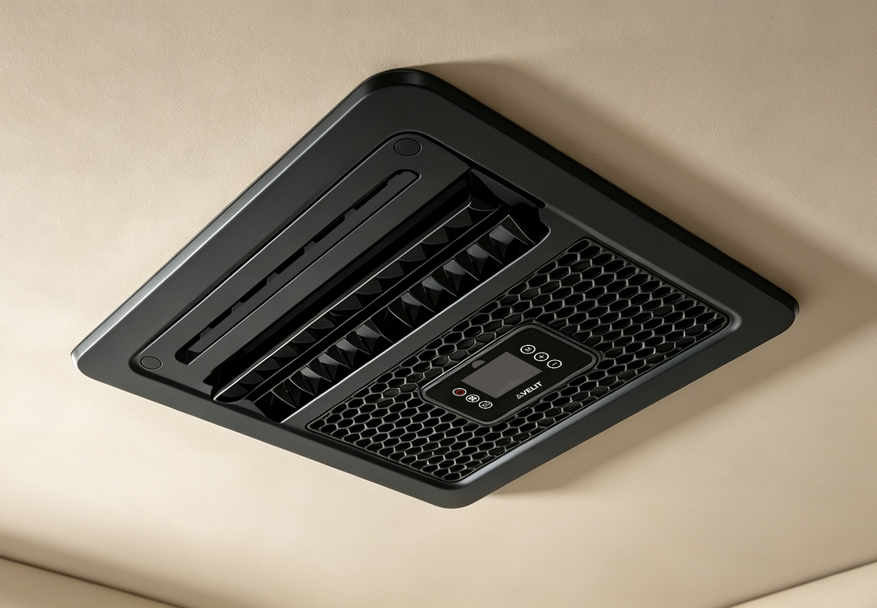 Velit V3 with Ventilation - 12V/48V Rooftop Air Conditioner velitcamping