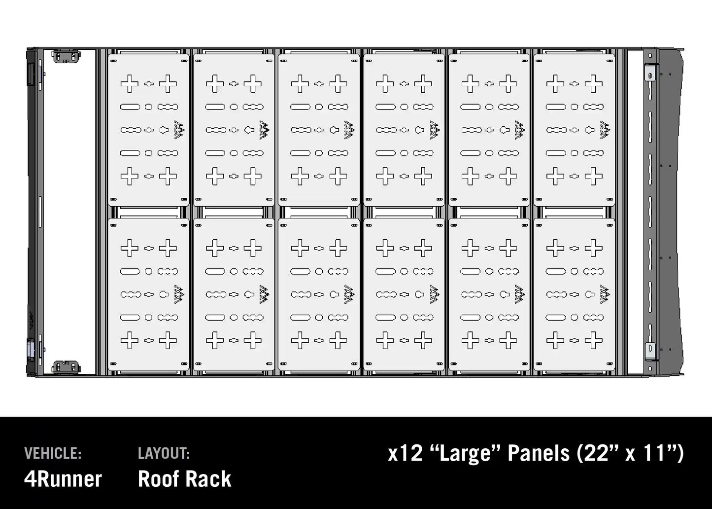 DRIFTR Roof Rack Deck Accessory Panels Backwoods Adventure Mods