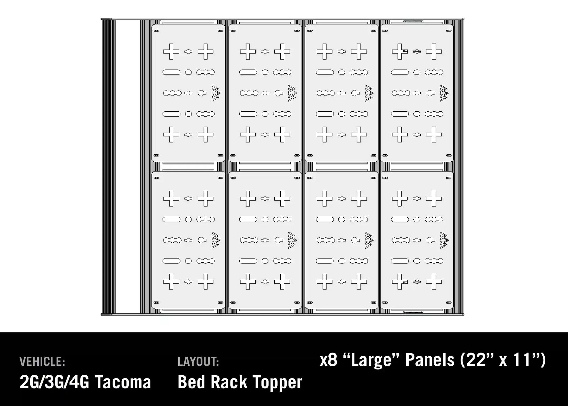 DRIFTR Roof Rack Deck Accessory Panels Backwoods Adventure Mods