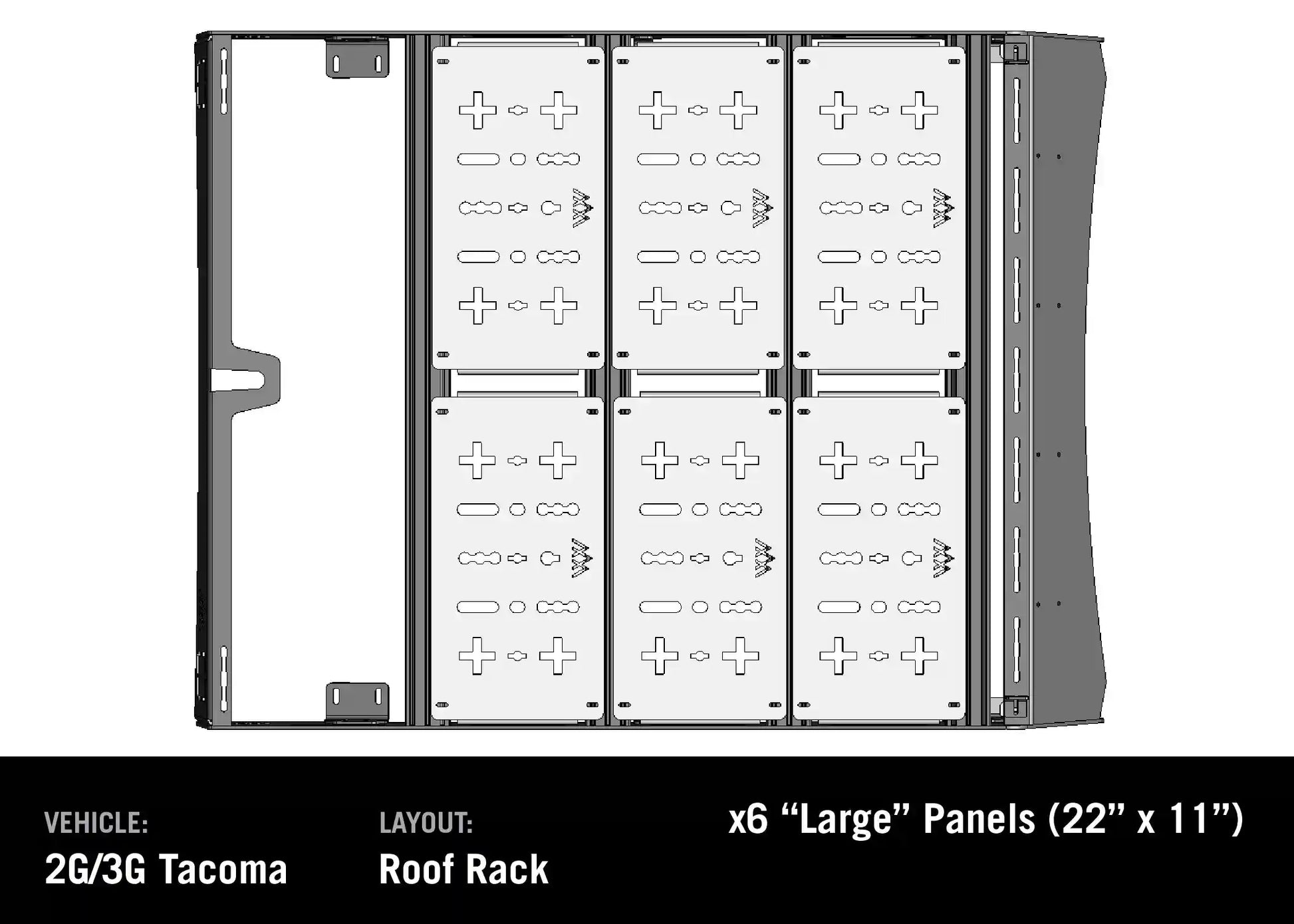 DRIFTR Roof Rack Deck Accessory Panels Backwoods Adventure Mods