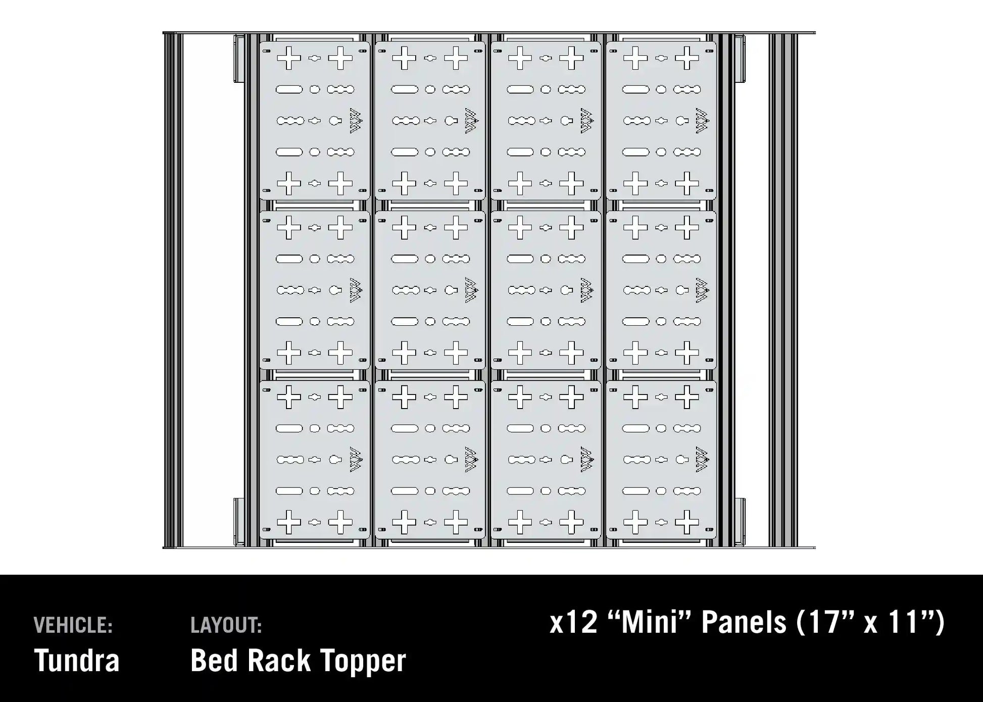 DRIFTR Roof Rack Deck Accessory Panels Backwoods Adventure Mods