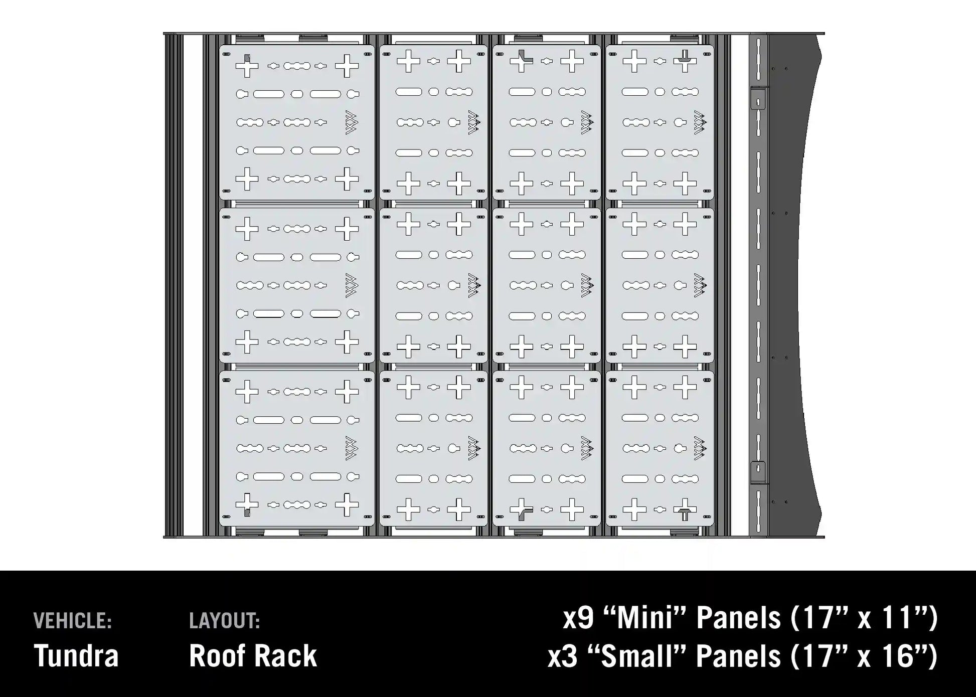 DRIFTR Roof Rack Deck Accessory Panels Backwoods Adventure Mods