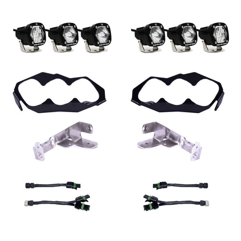 Can-Am Maverick R Triple S1 LED Headlight Kit Dunes 2 Dezert SXS