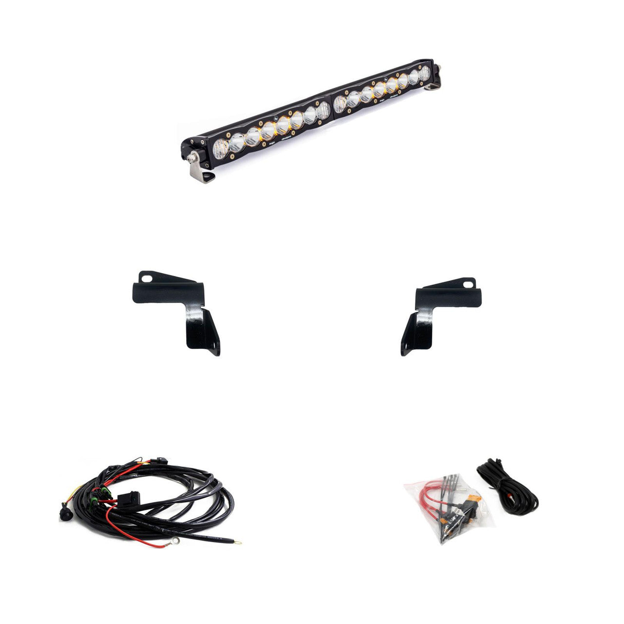 Baja Designs S8 20 Inch Bumper Light Bar Kit | 2020-22 Sierra GMC 2500HD/3500HD Dunes 2 Dezert SXS