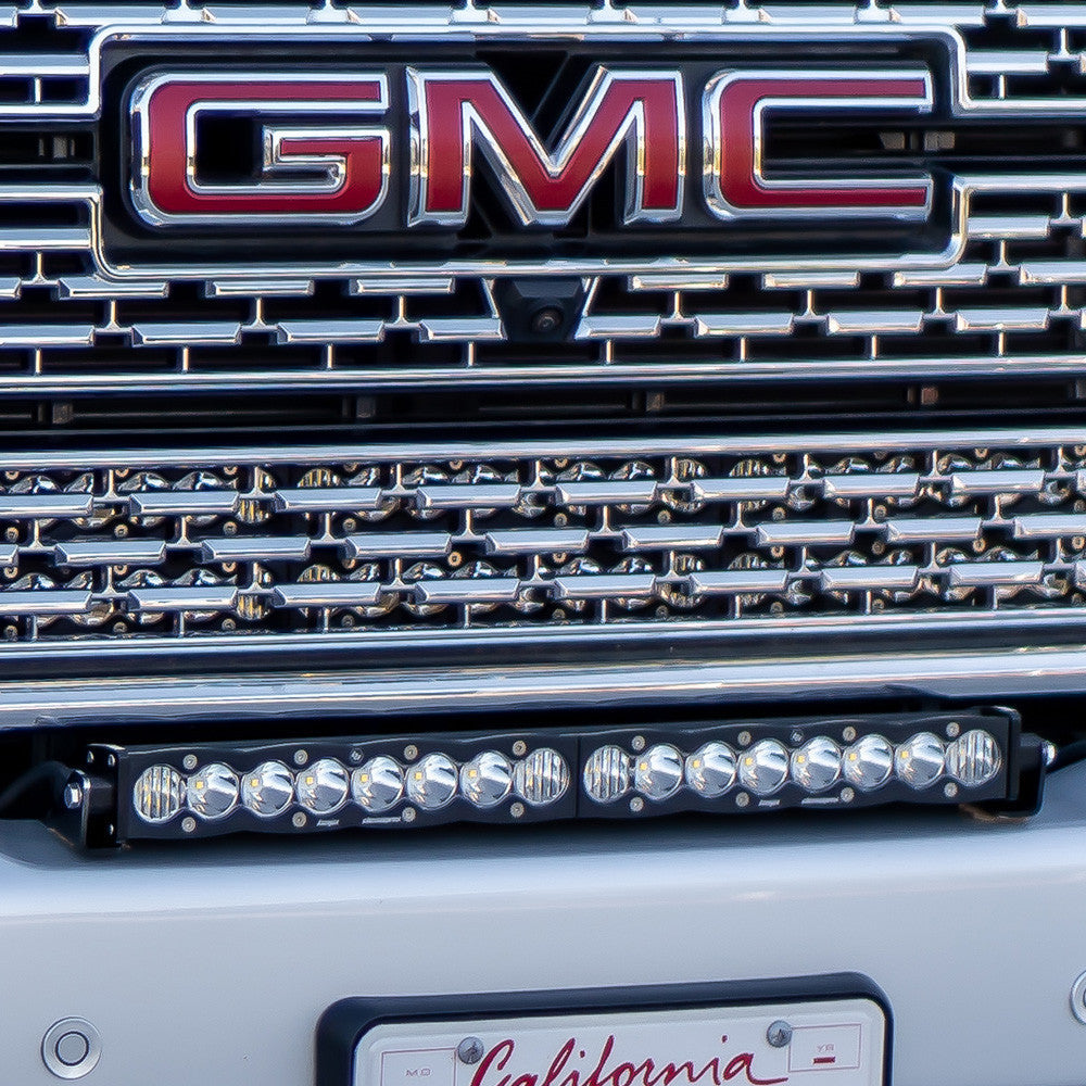 Baja Designs S8 20 Inch Bumper Light Bar Kit | 2020-22 Sierra GMC 2500HD/3500HD Dunes 2 Dezert SXS