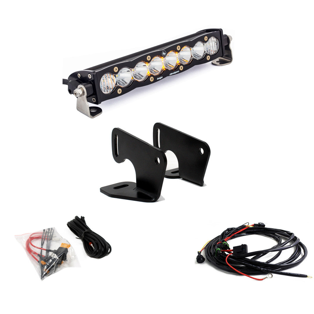 Polaris RZR S8 10" Hood Light Bar Kit | 2020–2024 Dunes 2 Dezert SXS