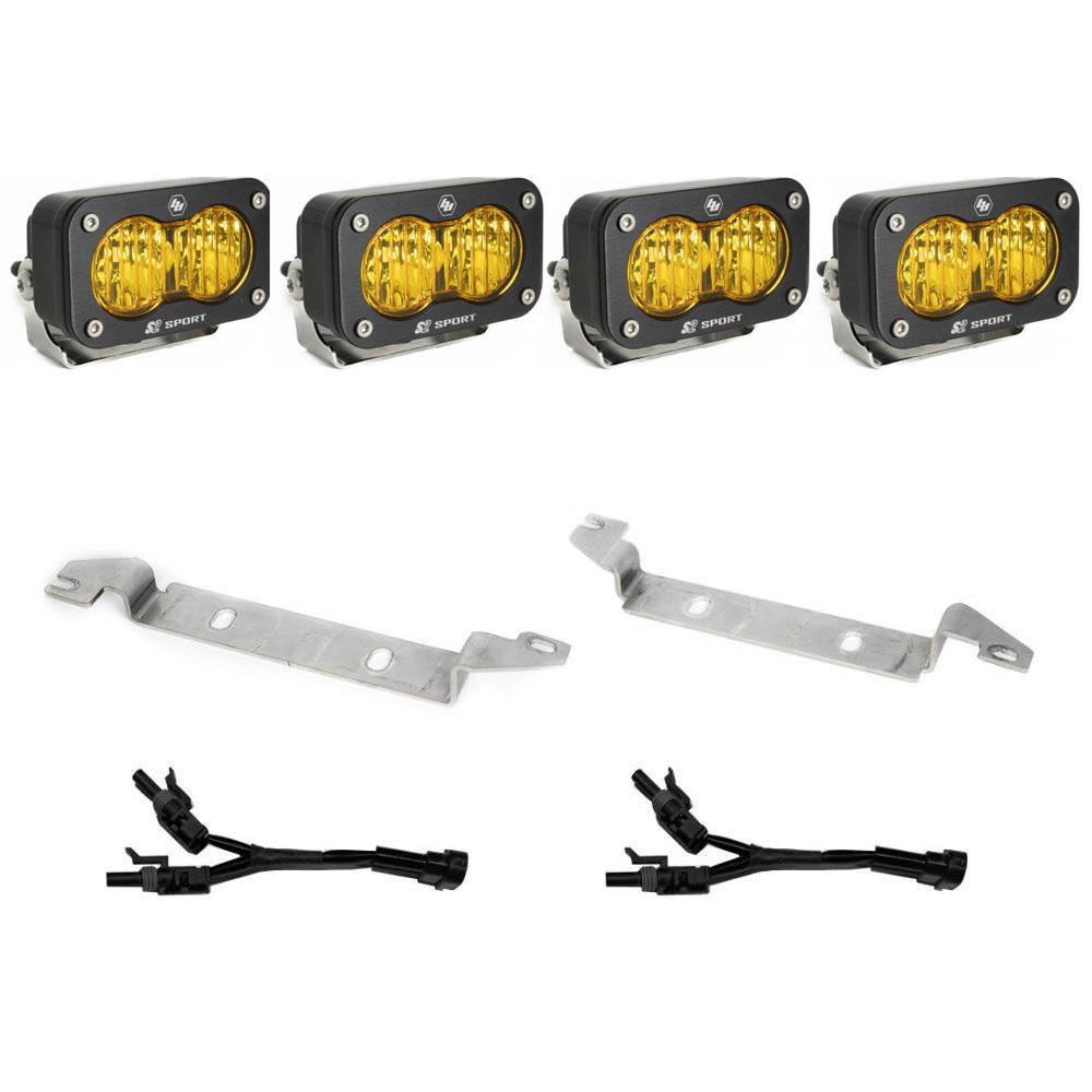 Baja Designs S2 Sport Dual Fog Pocket Kit | 2022+ Toyota Tundra Dunes 2 Dezert SXS