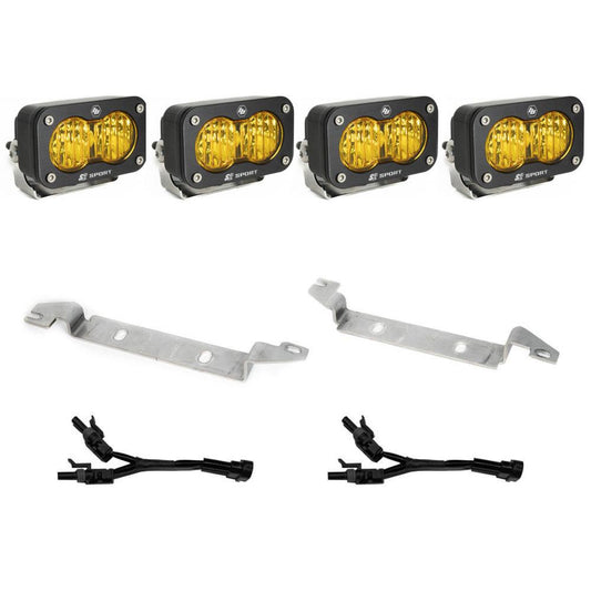 Baja Designs S2 Sport Dual Fog Pocket Kit | 2022+ Toyota Tundra Dunes 2 Dezert SXS