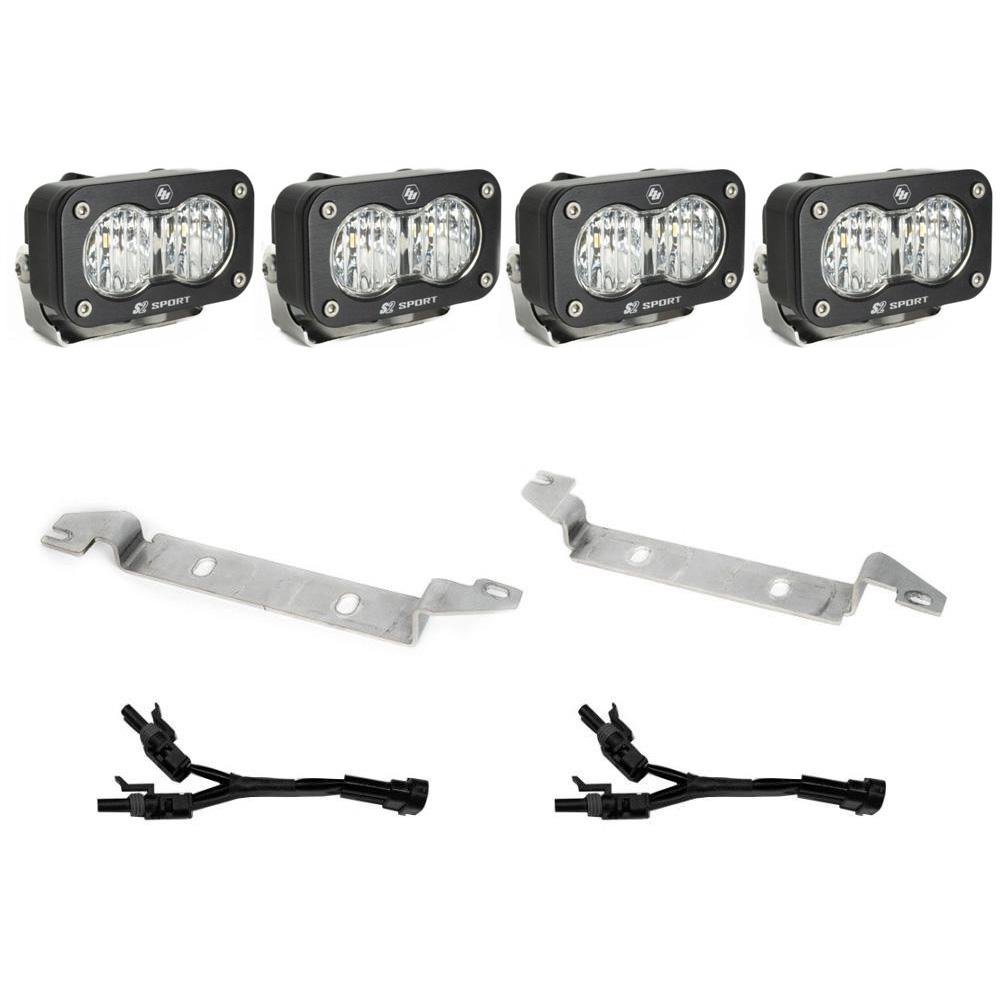 Baja Designs S2 Sport Dual Fog Pocket Kit | 2022+ Toyota Tundra Dunes 2 Dezert SXS