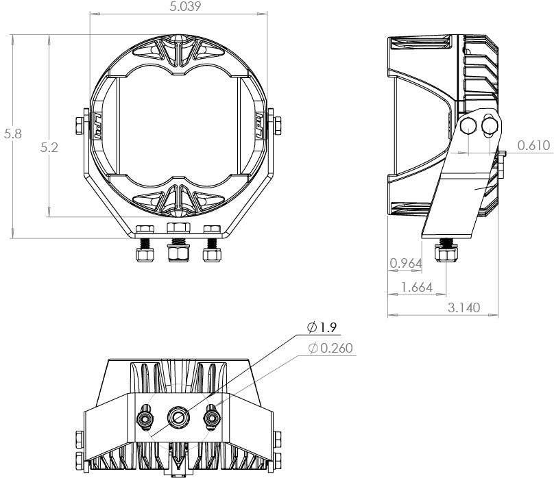 Baja Designs LP4 Pro LED Light Pods (Pair) Dunes 2 Dezert SXS