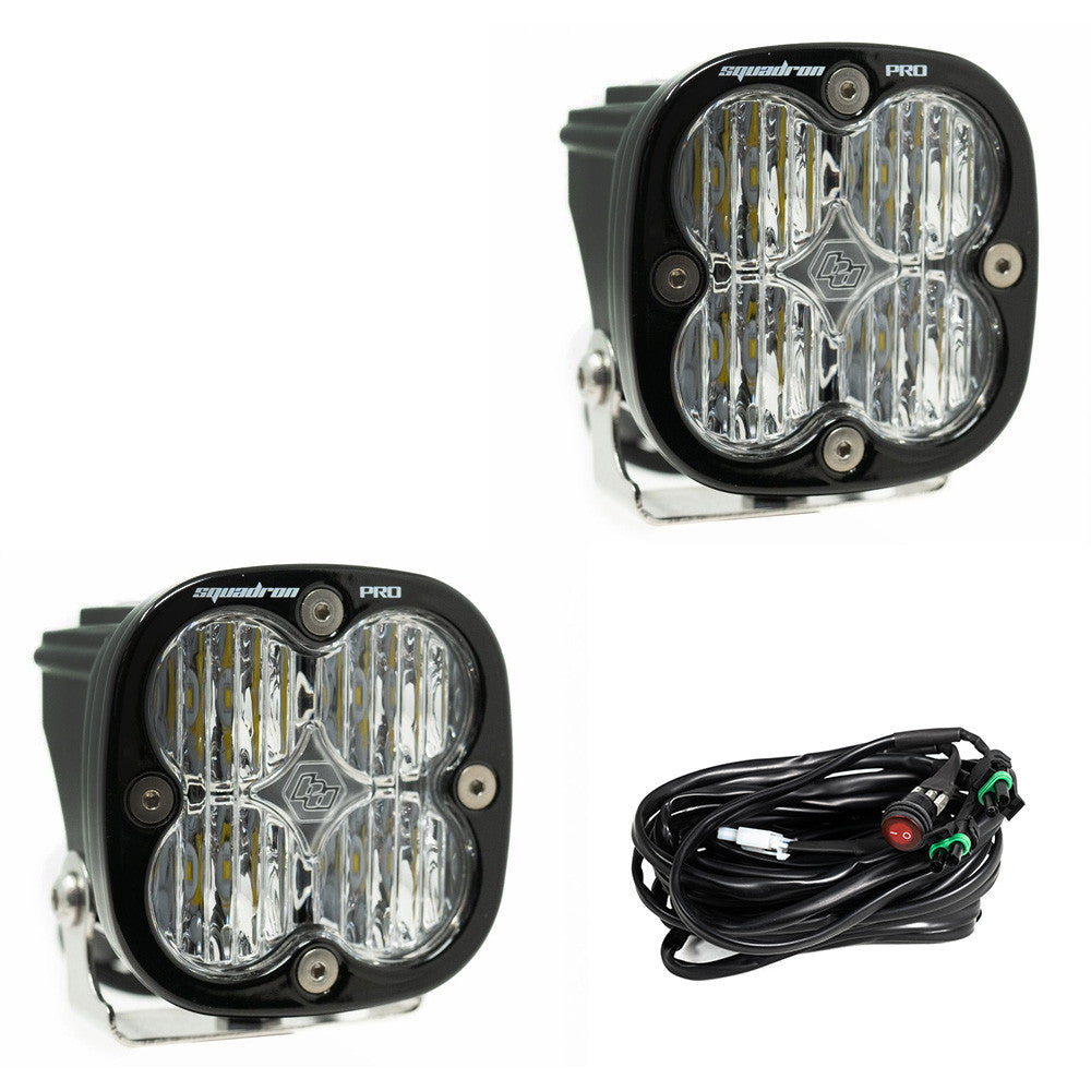 Baja Designs Squadron Pro LED Light Pods | Universal Pair Dunes 2 Dezert SXS