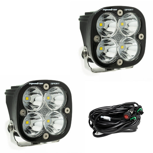 Baja Designs Squadron Sport LED Light Pods | Universal Pair Dunes 2 Dezert SXS