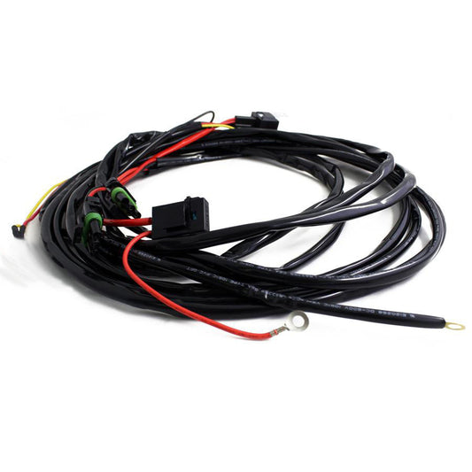 Baja Designs OnX6/S8/XL 3-Pin Hi-Beam 2-Light Max (150 Watts) Wiring Harness | Universal Dunes 2 Dezert SXS