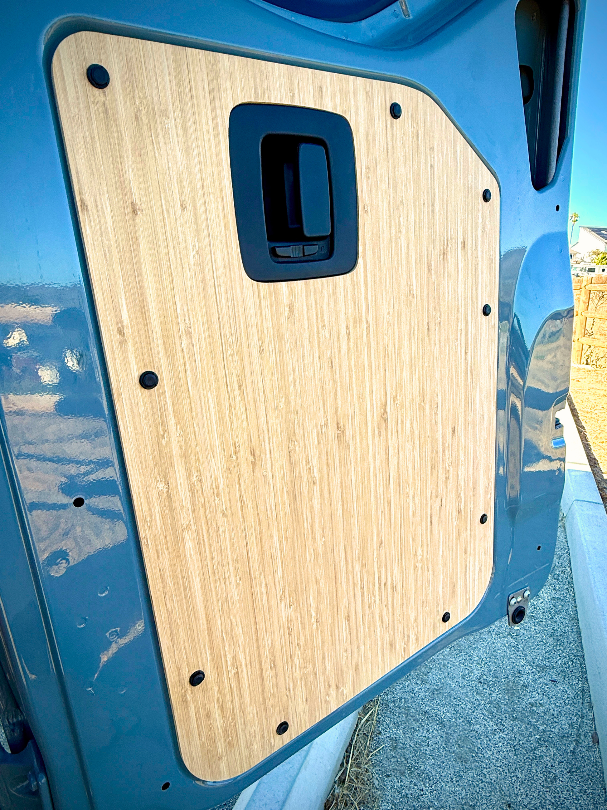 Sprinter Lower Rear Door Panels – Set of Bamboo (2019+) Weekender Outdoors