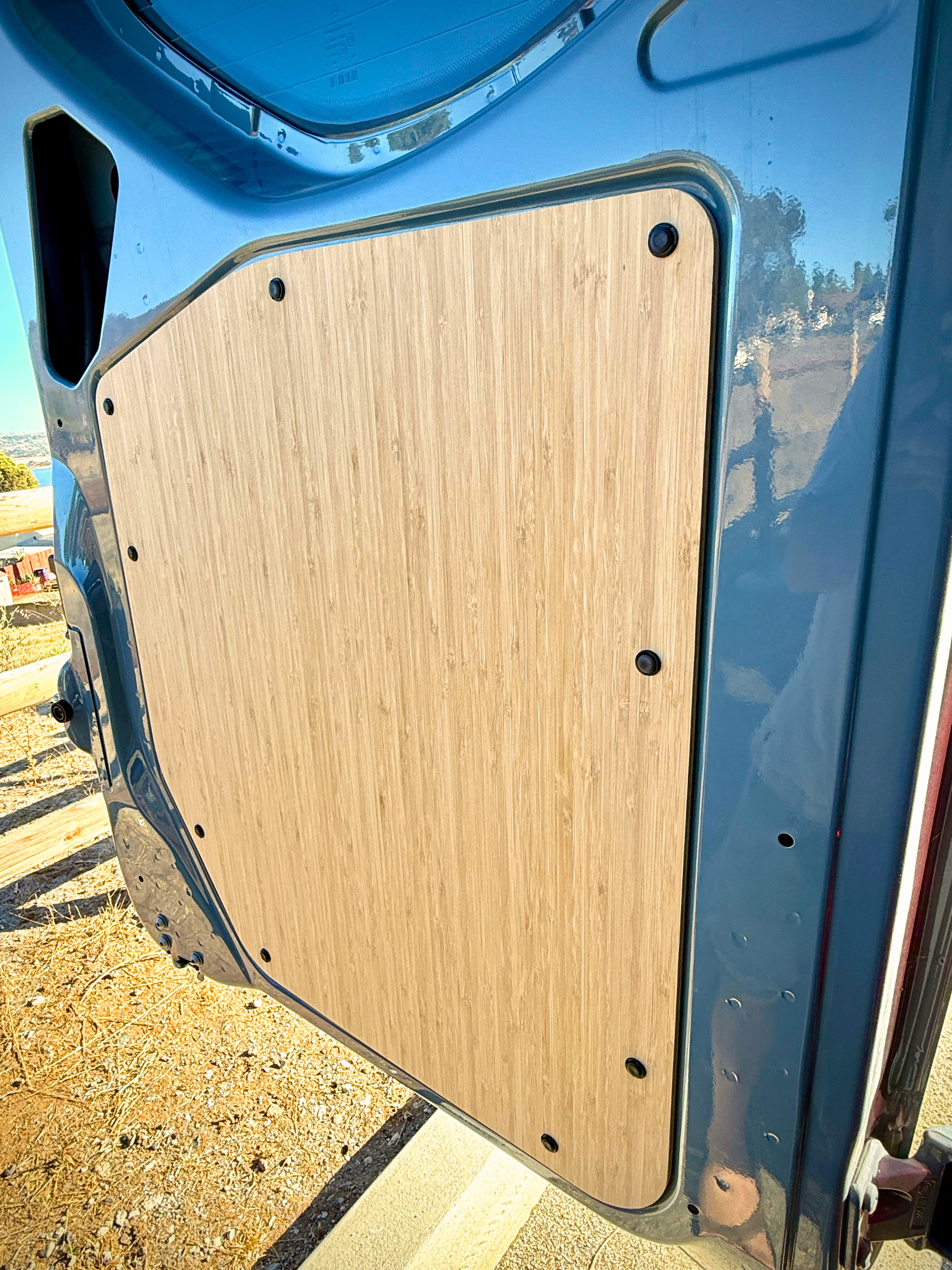 Sprinter Lower Rear Door Panels – Set of Bamboo (2019+) Weekender Outdoors