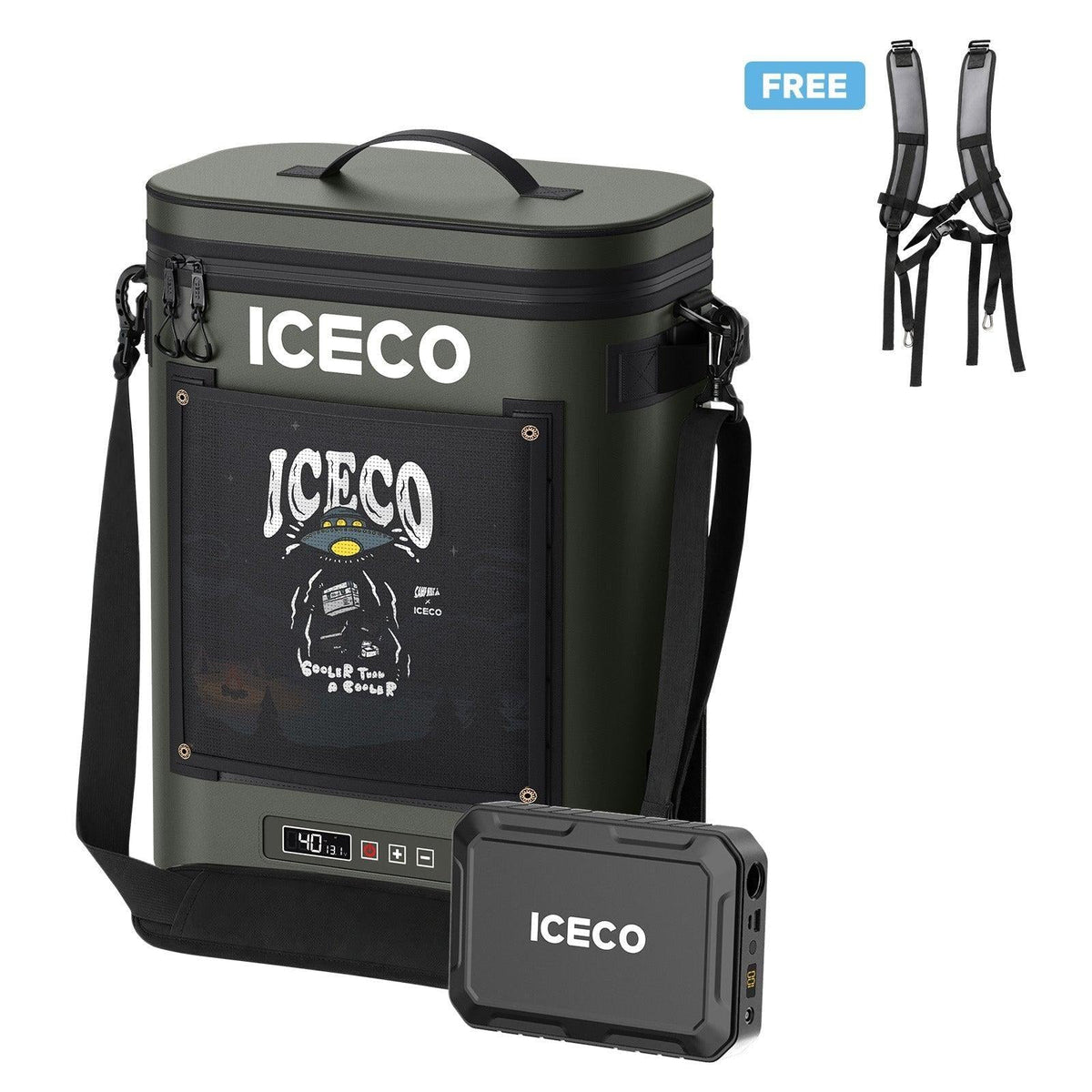 ICECO GOPACK12 13.5QT 12V Portable Fridge Freezer Inca Overland Outfitters