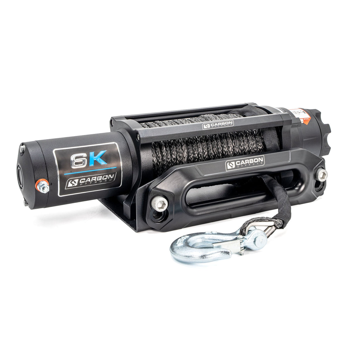 Carbon Offroad Long Drum 6000lb ATV - Small 4X4 Winch Carbon Offroad USA