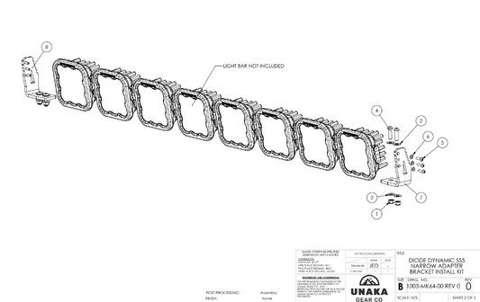 DIODE DYNAMIC SS5 NARROW ADAPTER BRACKET INSTALL KIT