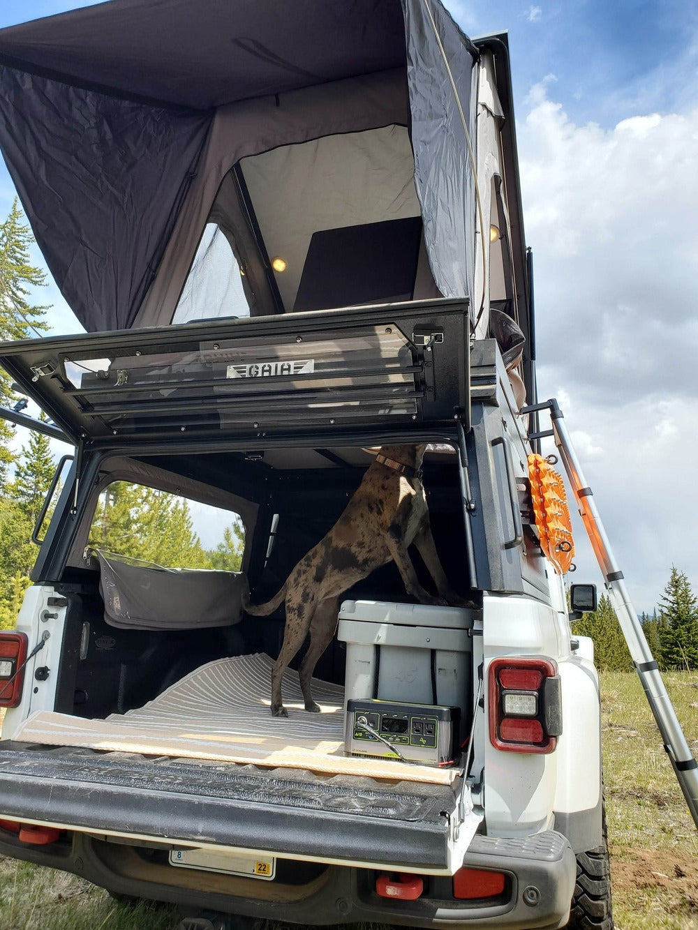 campers for jeep wrangler GAIA Campers Jeep Gladiator Camper