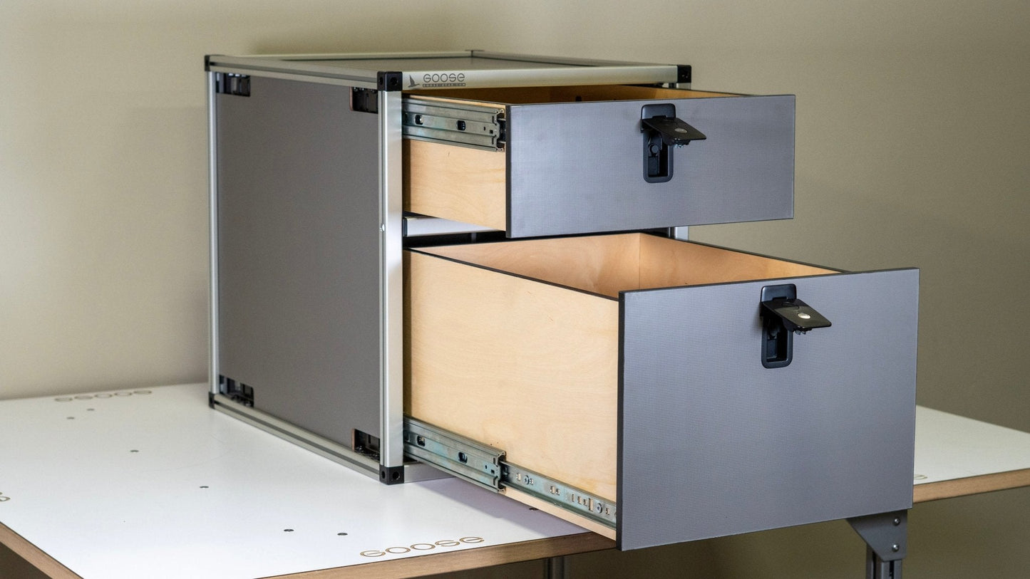 Double Drawer Module - 19 3/16" Wide x 25" Depth Goose Gear