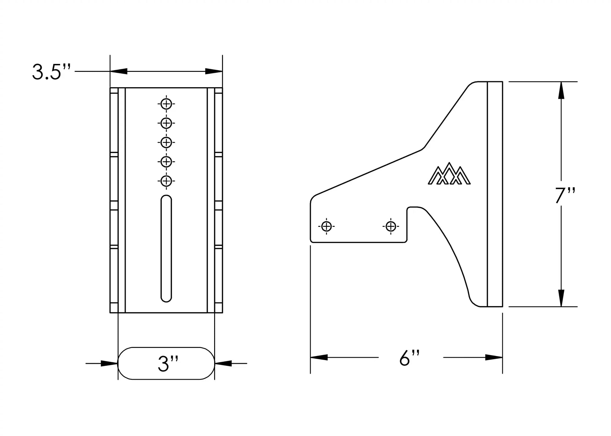 HD Awning Brackets for DRIFTR Roof Racks Backwoods Adventure Mods