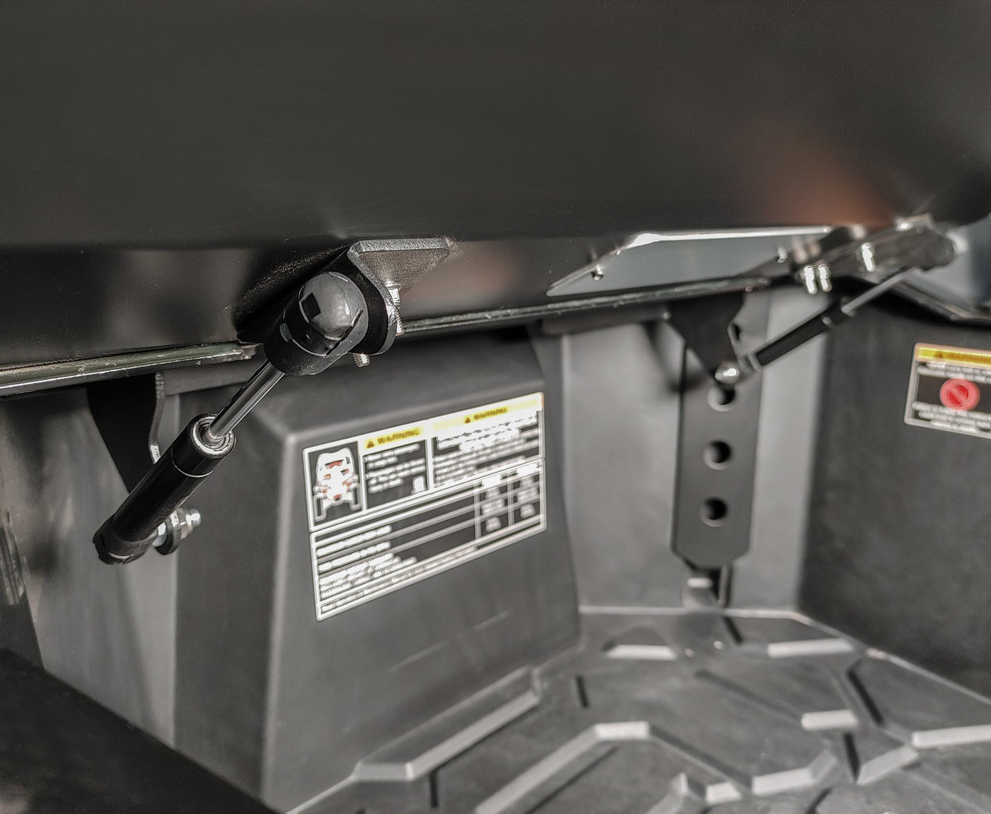 DRT RZR Pro R / Turbo R /  Pro XP 2022+ Polaris Trunk Enclosure Gas Strut Lift Kit Dunes 2 Dezert SXS