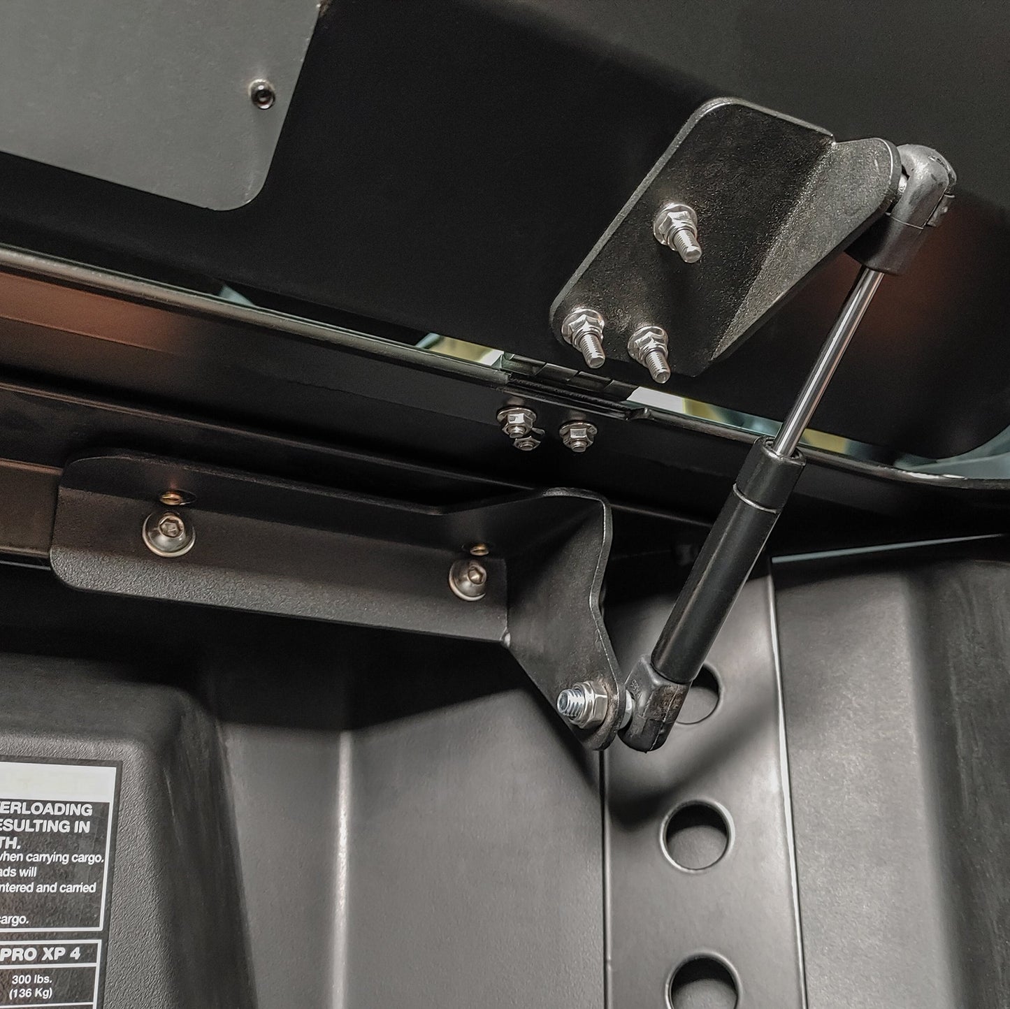 DRT RZR Pro R / Turbo R /  Pro XP 2022+ Polaris Trunk Enclosure Gas Strut Lift Kit Dunes 2 Dezert SXS
