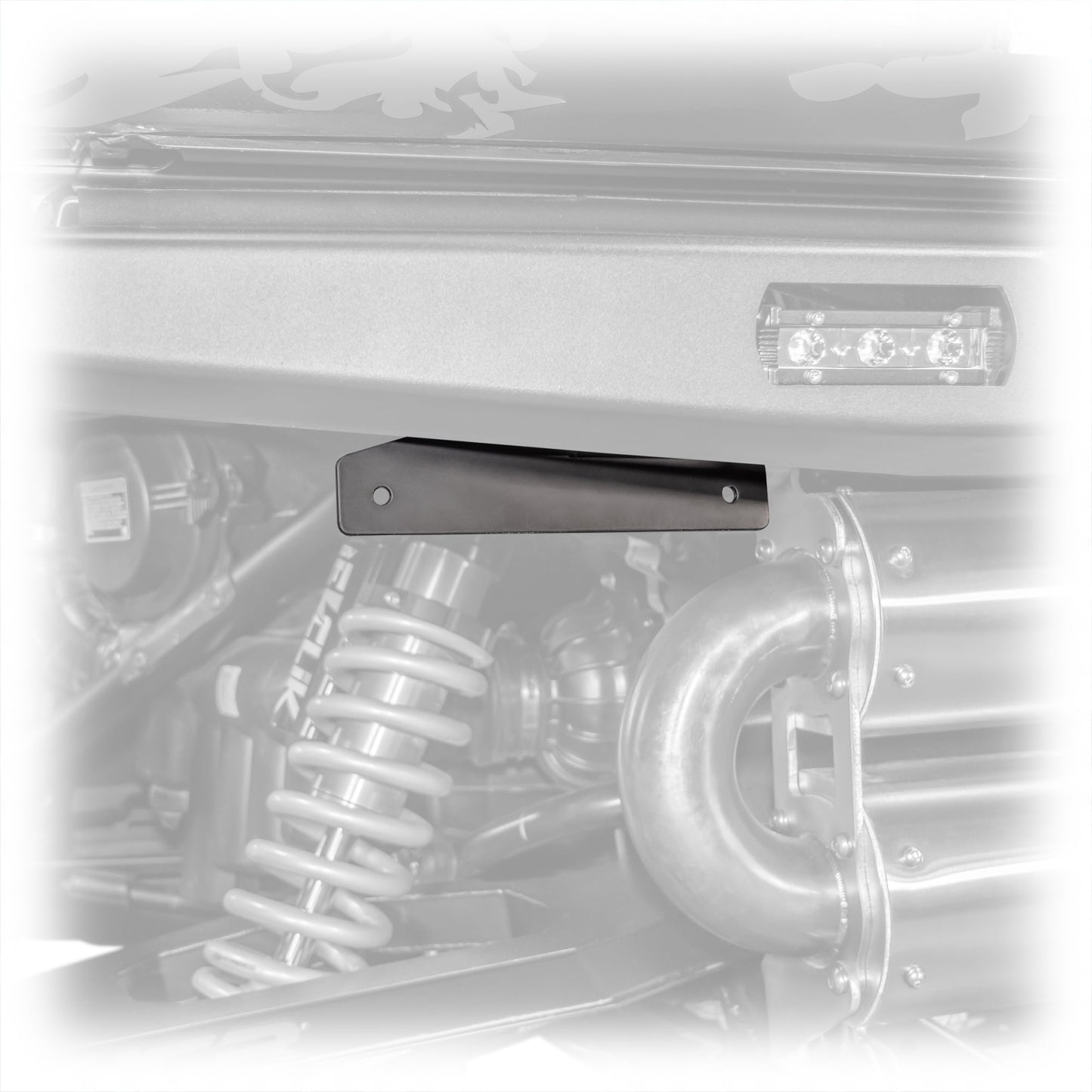 DRT Polaris 2024+ Xpedition Rear Bumper License Plate Bracket Dunes 2 Dezert SXS