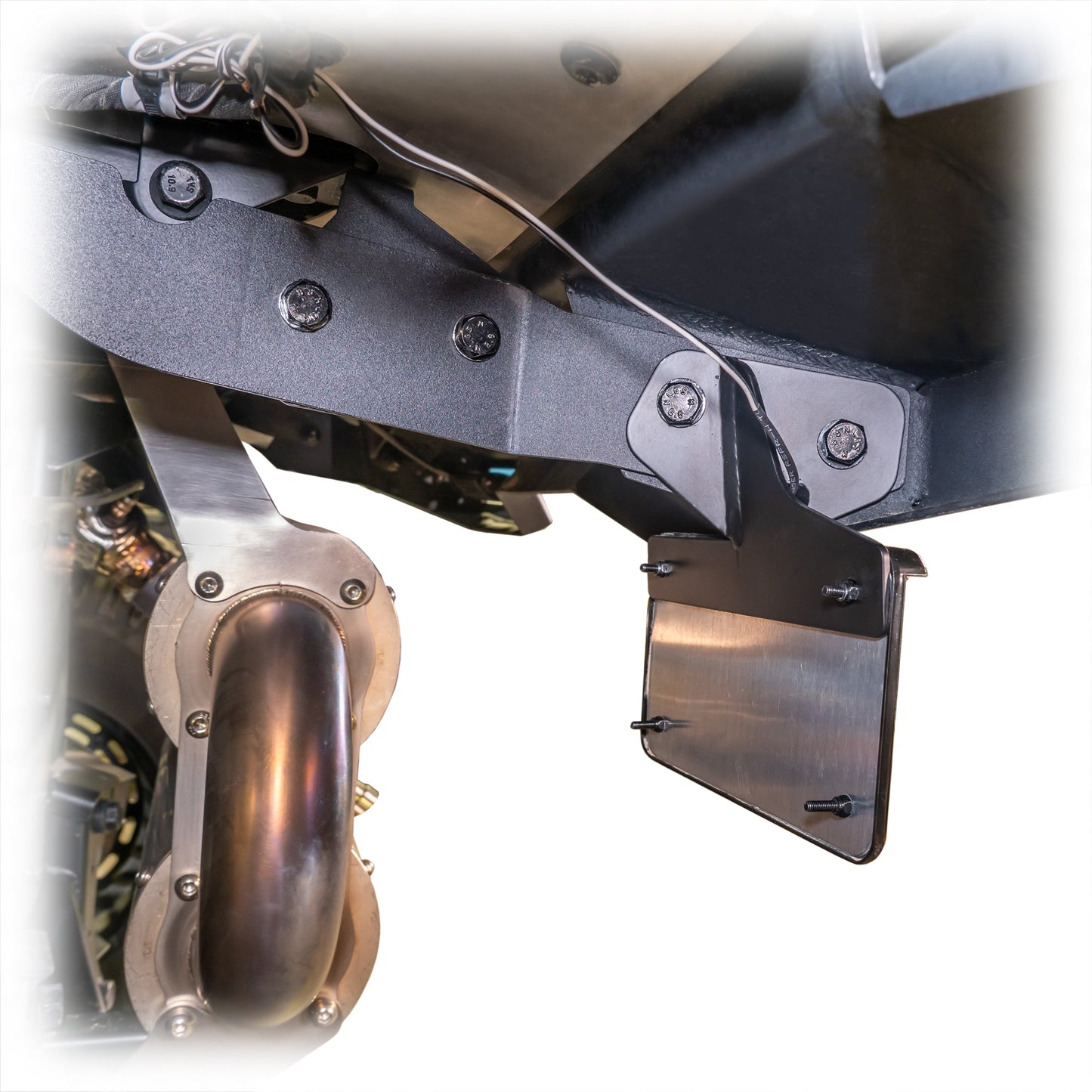 DRT Polaris 2024+ Xpedition Rear Bumper License Plate Bracket Dunes 2 Dezert SXS