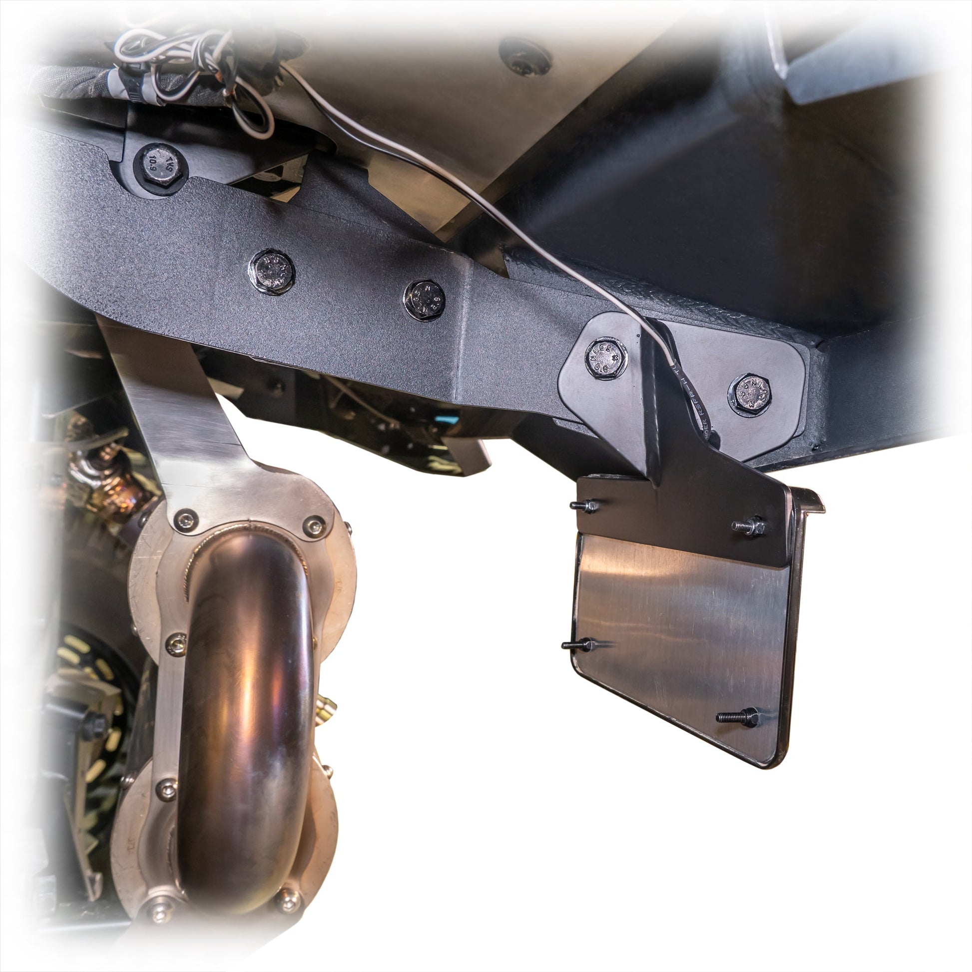 DRT Polaris 2024+ Xpedition Rear Bumper License Plate Bracket Dunes 2 Dezert SXS