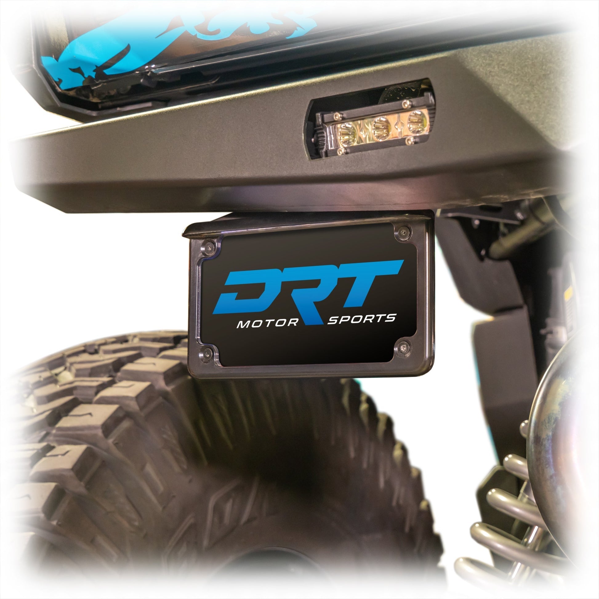 DRT Polaris 2024+ Xpedition Rear Bumper License Plate Bracket Dunes 2 Dezert SXS