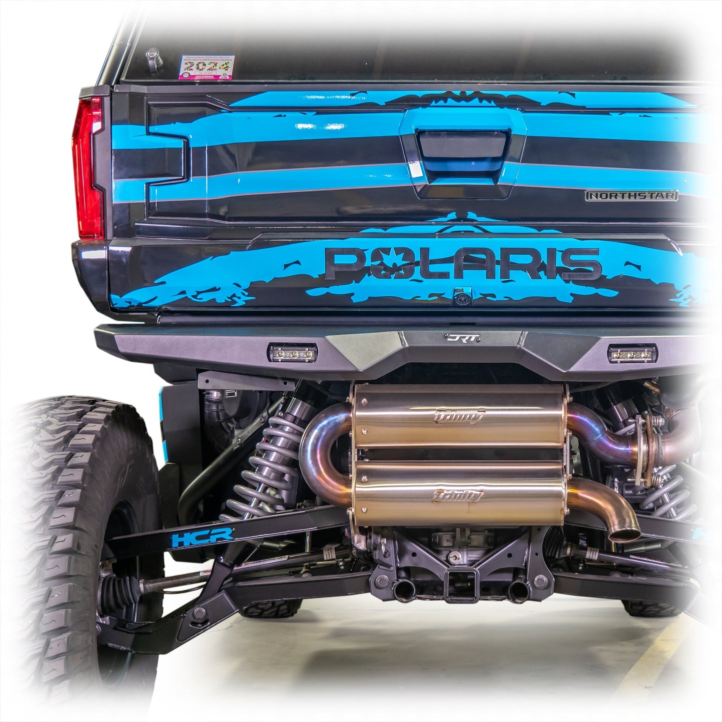 DRT Polaris 2024+ Xpedition Rear Bumper License Plate Bracket Dunes 2 Dezert SXS
