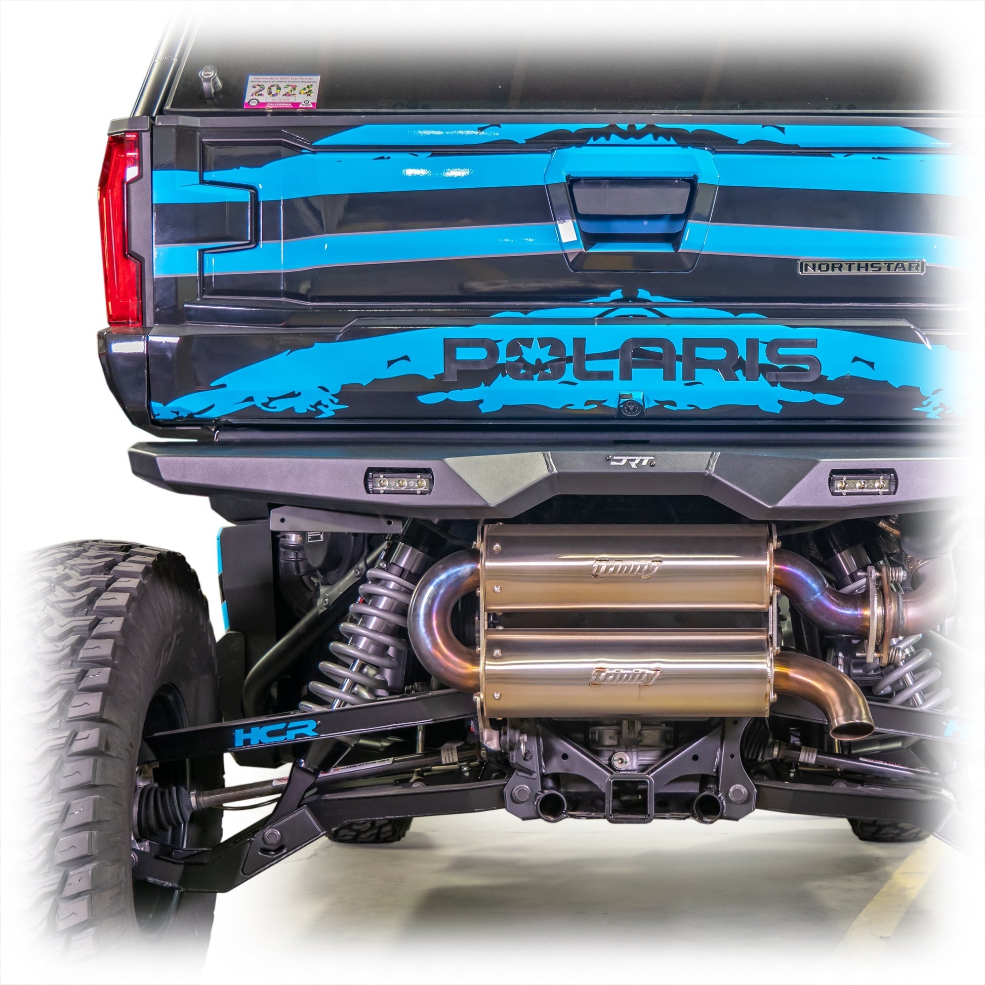 DRT Polaris 2024+ Xpedition Rear Bumper License Plate Bracket Dunes 2 Dezert SXS